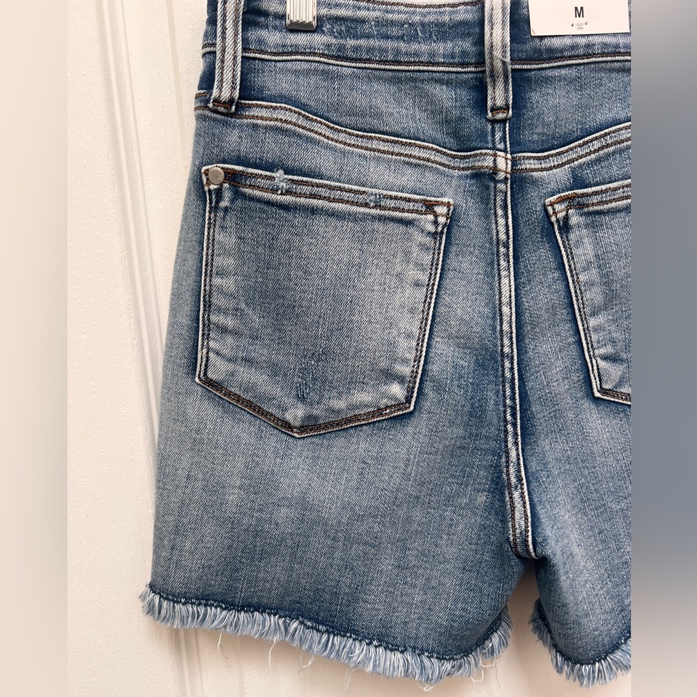 Judy Blue High Waisted Shorts- "Rigid Magic Destroy Cut Off" Woman’s Medium NWT - Picture 11 of 16